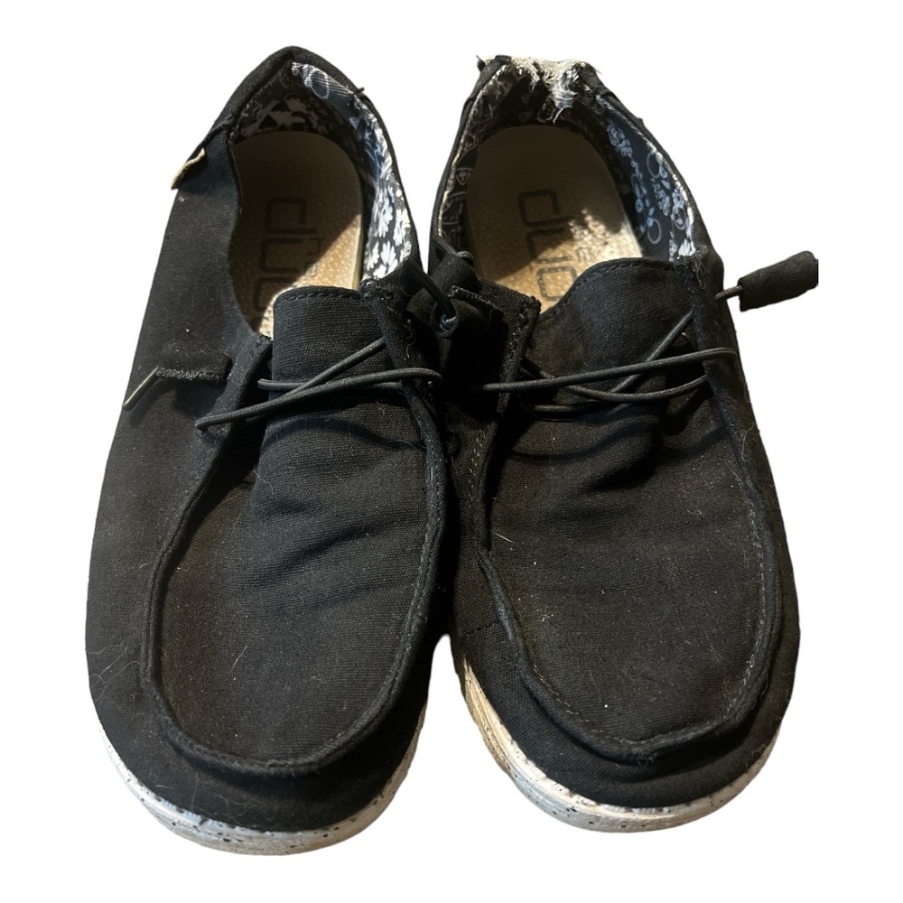 Women’s black hey dude
